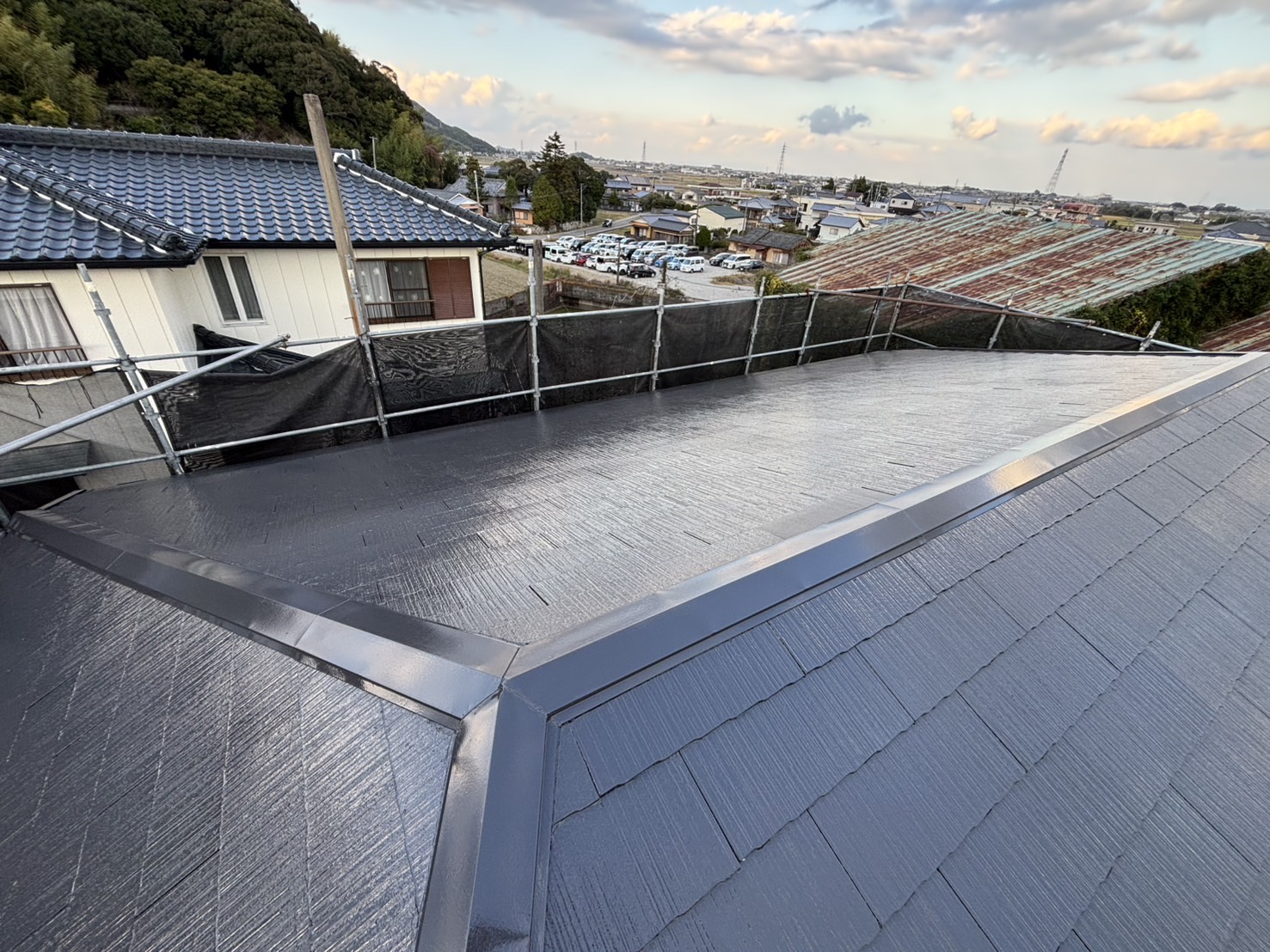 阿南市長生町　屋根塗装